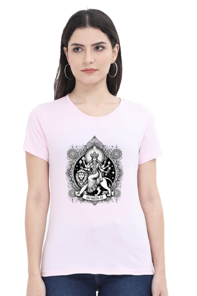 Women’s Black n White Durga T-shirt