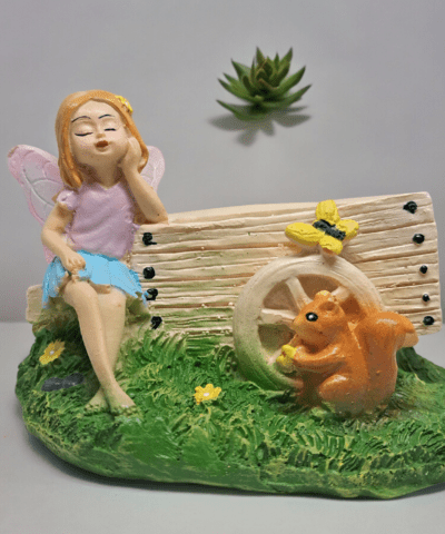 Angel Butterfly Girl Succulent Planter Pots Flower Pot Smiley Peaceful Creative Attractive Home and Garden Decor | Mini Container for Office