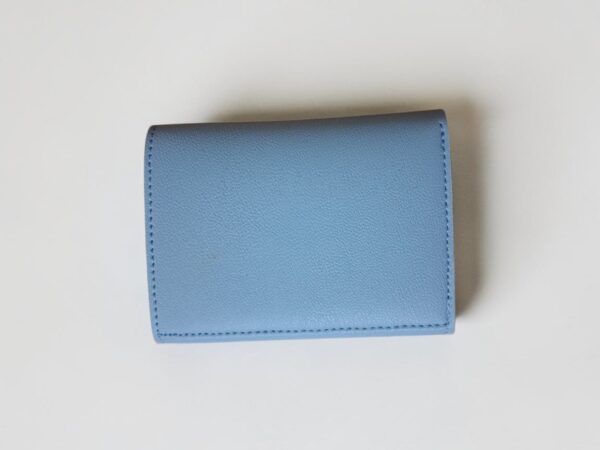 Fashionable pastel blue women’s clutch purse