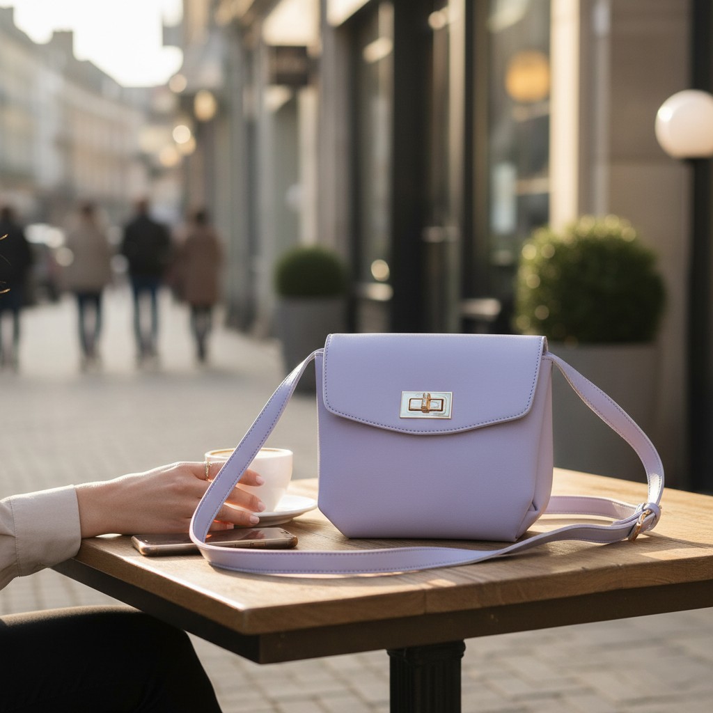 Stylish Purple Women’s Crossbody Handbag – Elegant Ladies Shoulder Purse for Everyday Fashion
