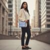 Trendy purple ladies purse for everyday use