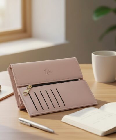 Women’s Clutch Wallet with Card Slots & Zipper Pocket