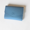 Designer light blue women’s wallet purse